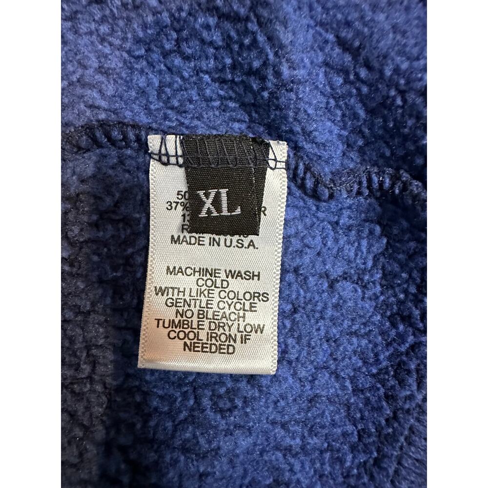 Aviator Nation 5 Stripe Zip Up Hoodie XL Blue Full Zip Sweatshirt Relaxed Vibes - Picture 8 of 12